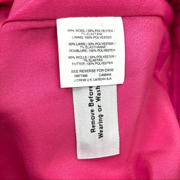 J. Crew Pink Wool Blend Tiered Ruffle Skirt - Picture 7 of 9